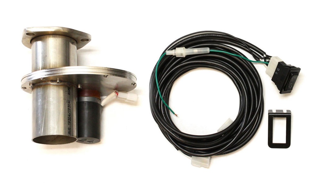 [DGHDEC250A-1] Dougs Headers - Electric Exhaust Cut-Out 2.50 (Single)