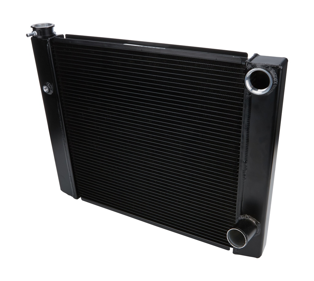 Allstar Performance - Dual Pass Radiator 19x31 1 Row Lightweight Black