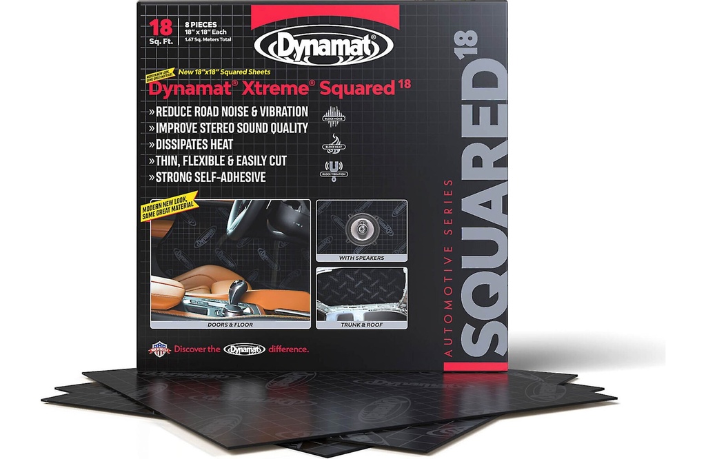 [DMT10420] Dynamat - Xtreme Mat Squared 8 - 18in Square Sheets