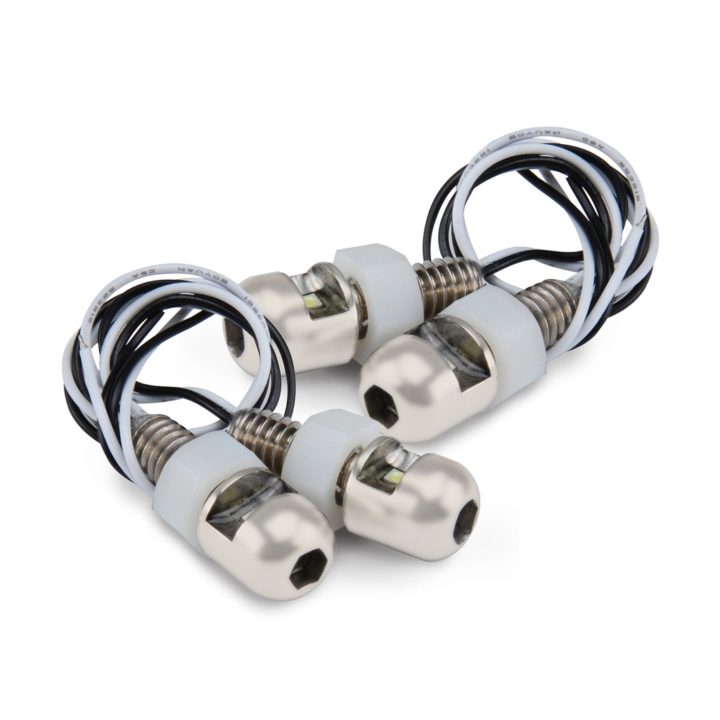 [DSN30301] Design Engineering - Lite'N Boltz License Plate Bolts Pair White