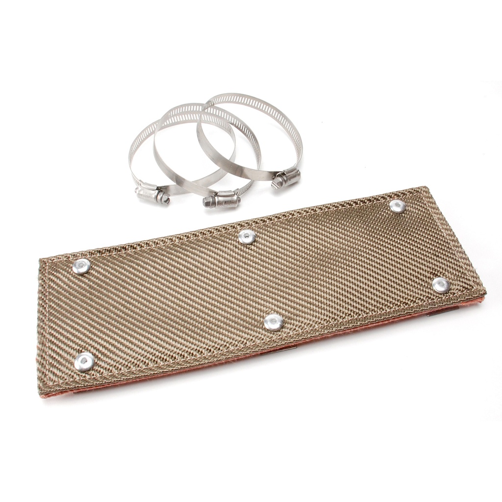[DSN10454] Design Engineering - Titanium Pipe Shield 4in X 1ft