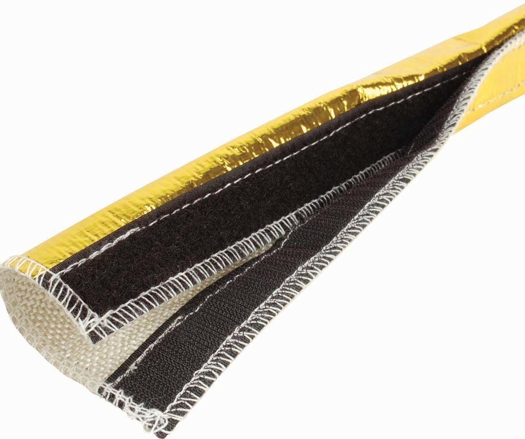 [DSN10458] Design Engineering - Heat Shroud Gold 1/2in To 1-1/4in Id X 3 Feet