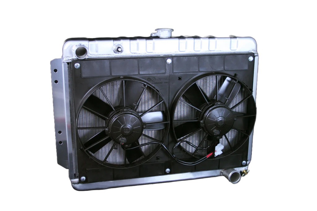[DEW32-4139016A] Dewitts Radiator - Radiator W/Fans Impala 65-70 Auto Trans Raw
