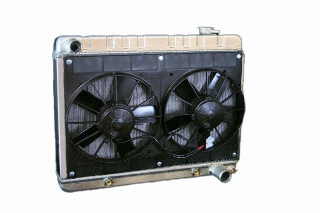 [DEW32-4139017A] Dewitts Radiator - Radiator W/Fans C-10 Trk 63-66 Auto Trans Raw