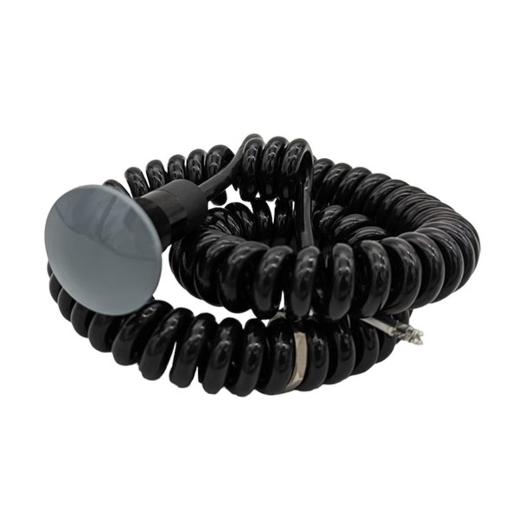 [DRR3109-1GRY] Drag Race Solutions - Transbrake Mushroom Button W/Cord - Gray