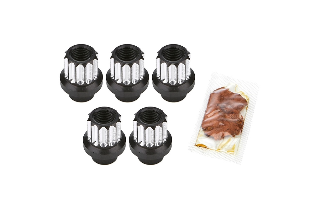 [DRR7205-14MM] Drag Race Solutions - Billet Aluminum 12pt Lug Nuts 14mm 5pk