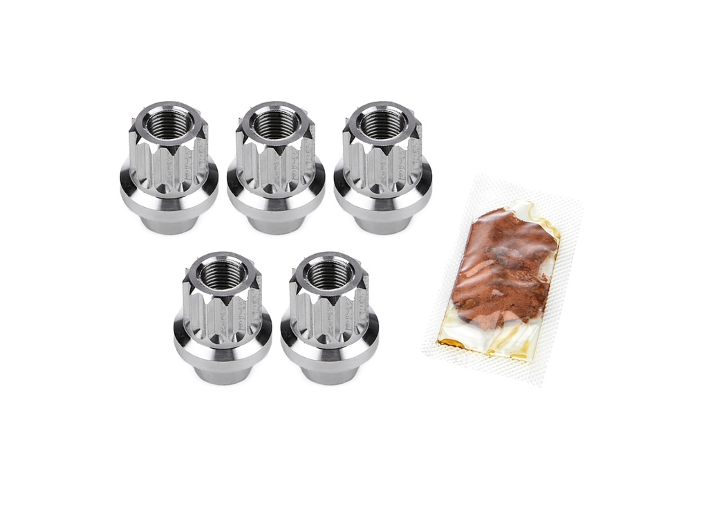 [DRR7205-500P] Drag Race Solutions - Billet Aluminum 12pt Lug Nuts 1/2 5pk