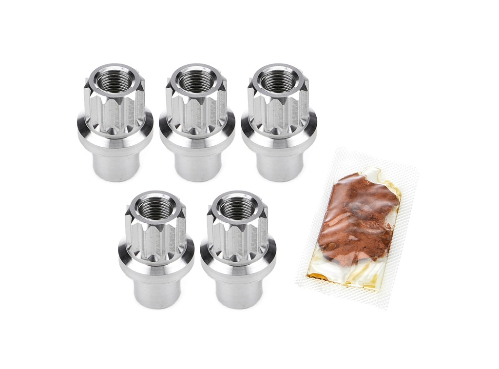 [DRR7305-500P] Drag Race Solutions - Billet Aluminum 12pt Lug Nuts 1/2 5pk