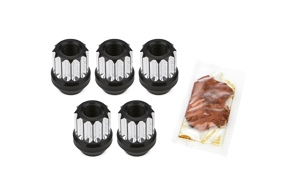 [DRR7605-12MM] Drag Race Solutions - Billet Aluminum 12pt Lug Nuts 12mm 5pk