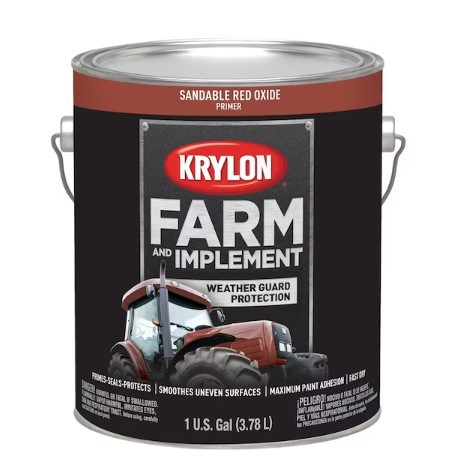 [SHE1982] Dupli-Color/Krylon - Krylon Farm & Implement Gallons-Sandable Red Oxi