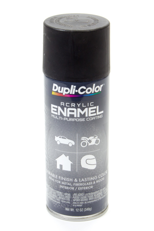 [SHEDA1603] Dupli-Color/Krylon - Semi Gloss Black Enamel Paint 12Oz