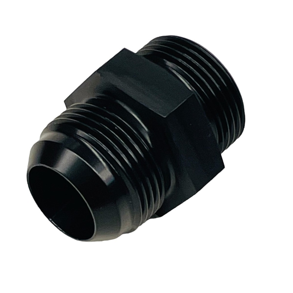 [DRR3516-16AN-B] Drag Race Solutions - O-Ring Boss To Male AN 16-ORB To 16AN Black