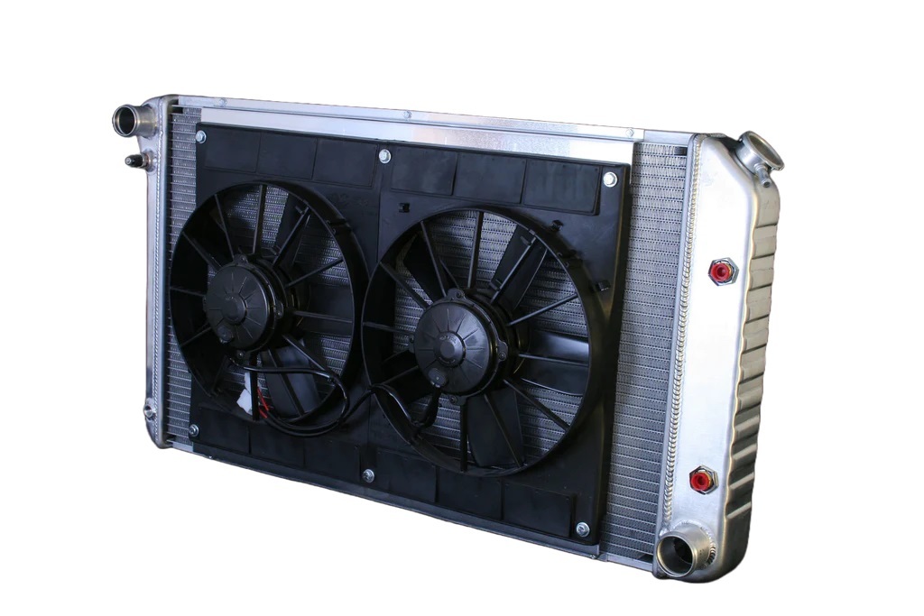 [DEW32-4139035A] Dewitts Radiator - Radiator W/Fans Nova 73-74 Auto Trans Raw