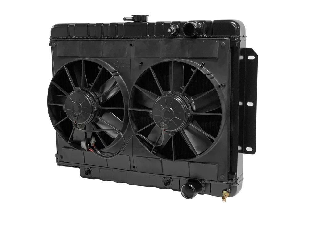 [DEW32-4239014A] Dewitts Radiator - Radiator W/Fans Impala 59-64 Auto Trans Black