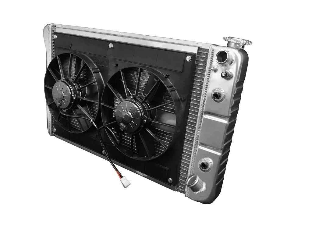 [DEW32-6139018A] Dewitts Radiator - Radiator W/Fans C-10 Trk Ls 67-72 Auto Trans Raw