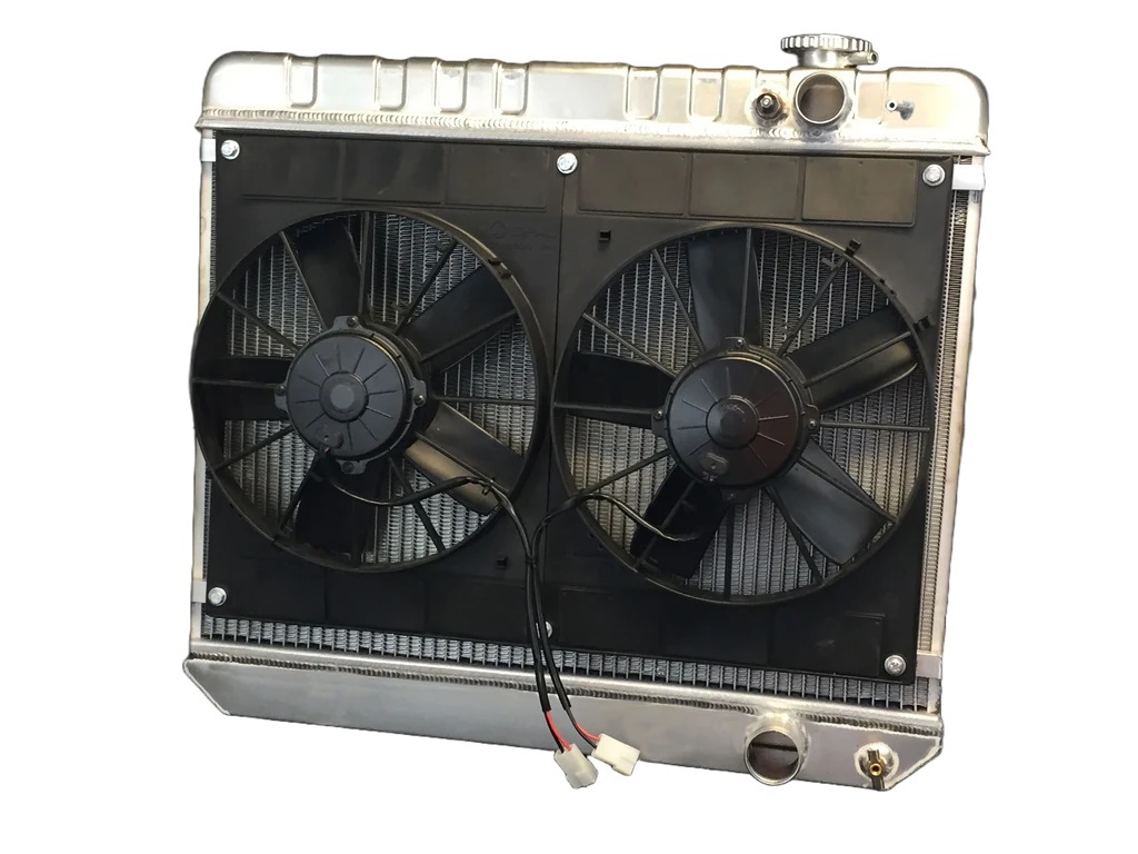 [DEW32-6139035M] Dewitts Radiator - Radiator W/Fans Nova LS 73-74 Manual Trans Raw
