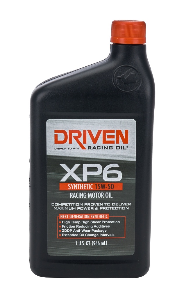 [JGP01006] Driven Racing Oil - XP6 15w50 Synthetic Oil 1 Qt Bottle