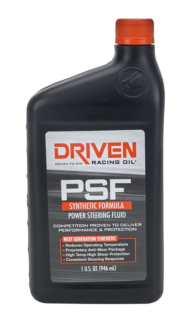 Driven Racing Oil - Power Steering Fluid PSF Synthetic 1 Qt Bottle