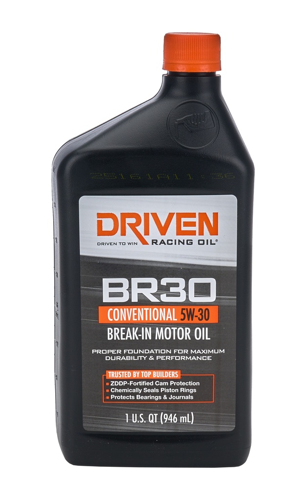 [JGP01806] Driven Racing Oil - BR30 5w30 Petroleum Oil 1 Qt Break-In Oil