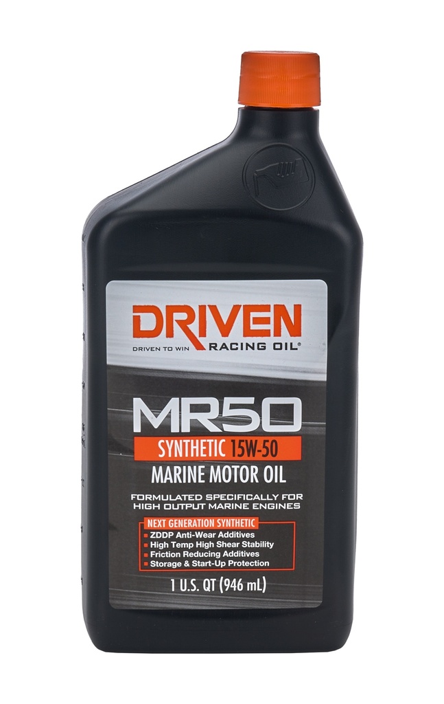 [JGP02606] Driven Racing Oil - MR50 15w50 Marine Oil 1 Qt Bottle