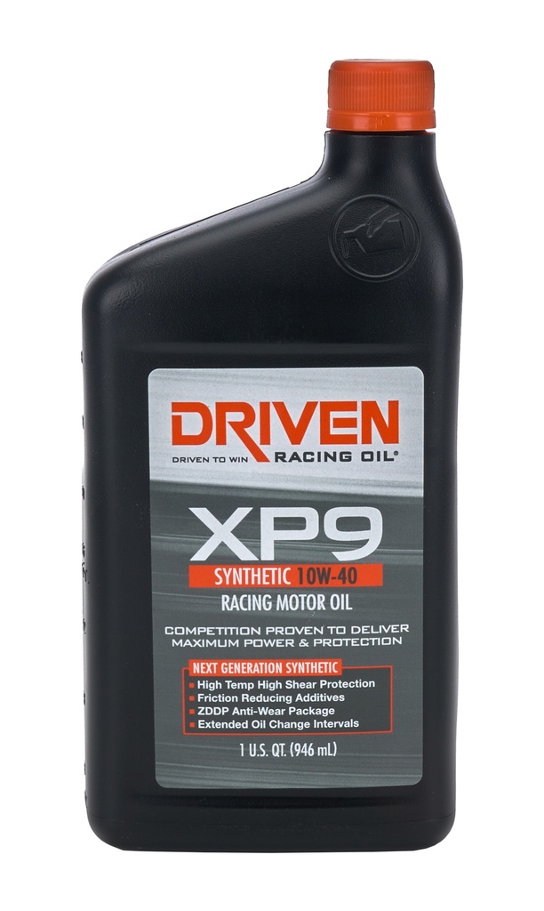 [JGP03206] Driven Racing Oil - XP9 10w40 Synthetic Oil 1 Qt Bottle