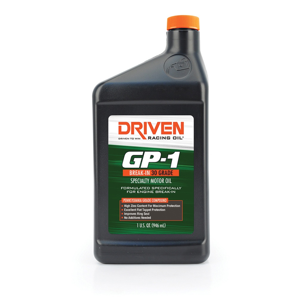 [JGP19336] Driven Racing Oil - GP-1 Break-In 30W 1 Quart