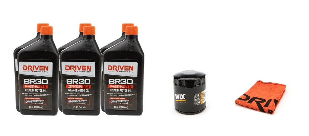 [JGP20600K] Driven Racing Oil - 5W30 Oil Change Kit 97-06 GM LS Engine