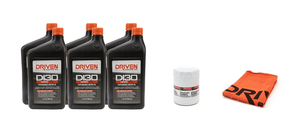 [JGP20621K] Driven Racing Oil - 5w30 Oil Change Kit 11- 15 Ford F150 3.5L 6Qt.