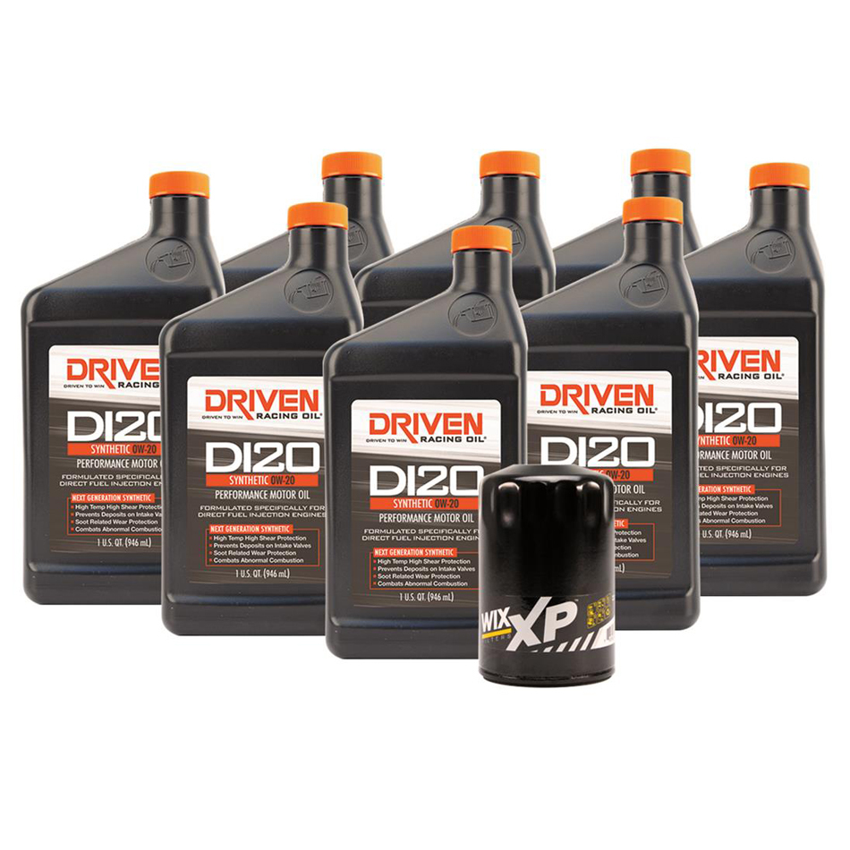 [JGP20825K] Driven Racing Oil - DI20 Oil Change Kit 14- LS Engines 8 Qt