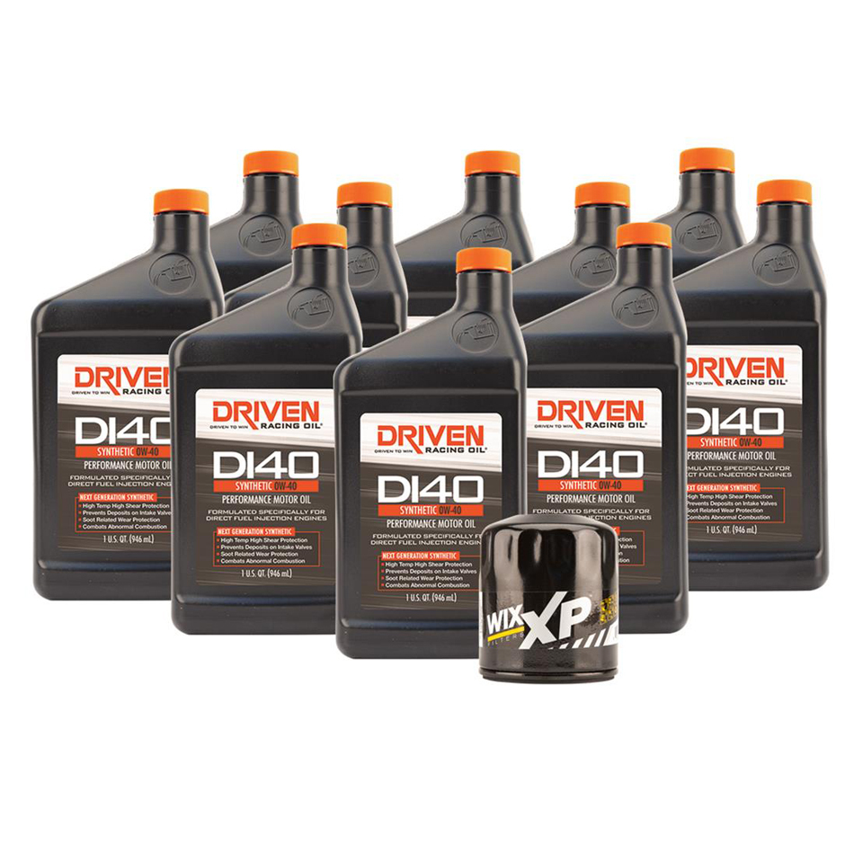 [JGP21045K] Driven Racing Oil - DI40 Oil Change Kit 19- LT Engines 10 Qt