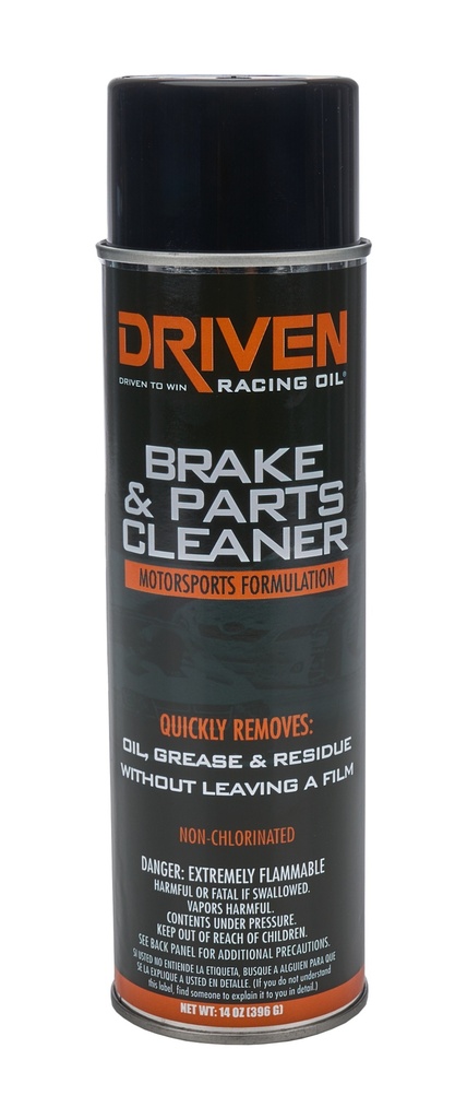 Driven Racing Oil - Brake & Parts Cleaner 14oz Can Non Chlorinated