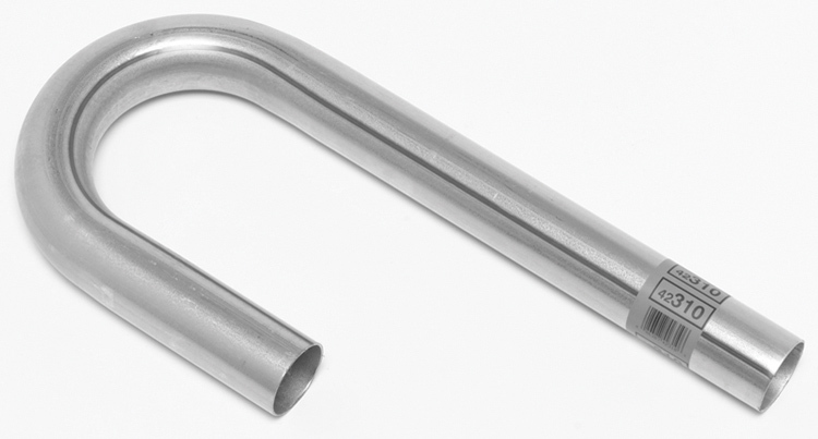[DYN42310] Dynomax - 2in Aluminized J-Bend Pipe 3.5 Radius 16 Gauge