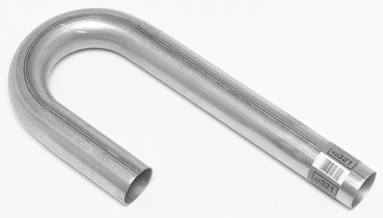 [DYN42321] Dynomax - 2.25in Aluminized J-Bend Pipe 3.5 Radius 16 Gauge