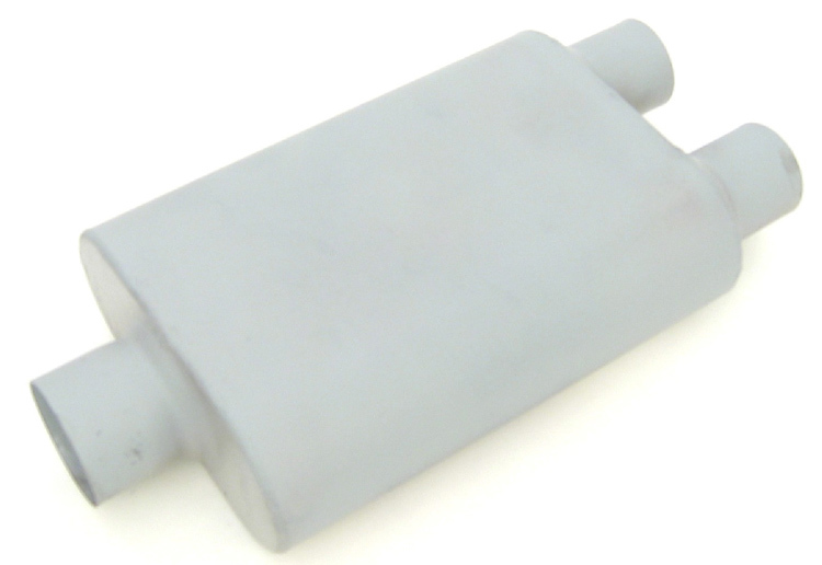 Dynomax - Dual Chamber Muffler 3in Center/2.5in Dual Ou