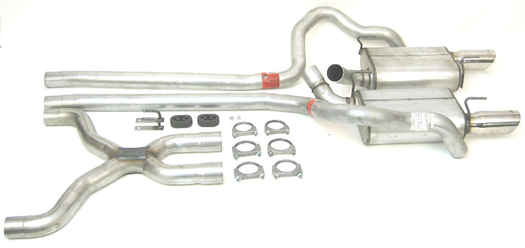 [DYN39434] Dynomax - SS Cat Back Exhaust 05-09 Mustang 4.0L