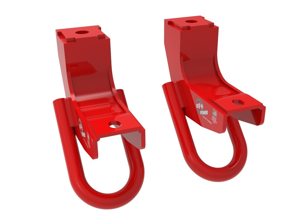 [AFE450-72T001-R] Afe Power - Tundra Front Tow Hooks Red Pair