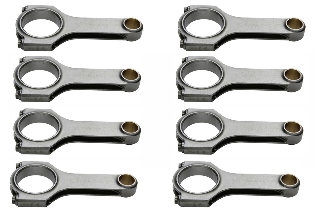 [EAGCRS5400S3D] Eagle - SBF 4340 Forged H-Beam Rods 5.400 w/2.123 Pin