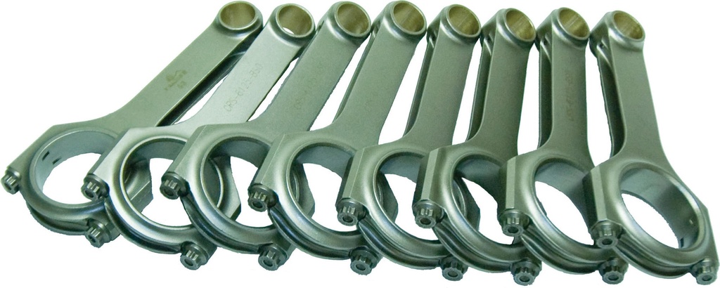 [EAGCRS6125O3D2000] Eagle - GM LS 4340 Forged H-Beam Rods 6.125 w/ARP 2000