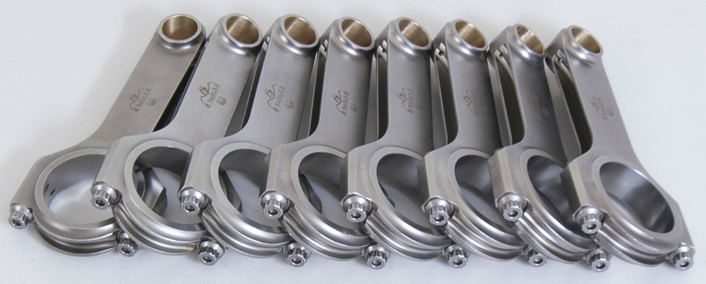 [EAGCRS61353D2000] Eagle - BBC 4340 Forged H-Beam Rods 6.135 W/ARP2000