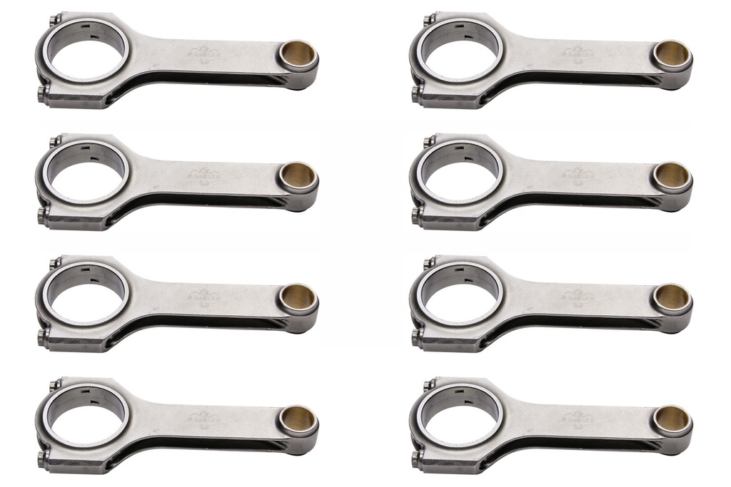 [EAGCRS6200B3D2000] Eagle - SBC 4340 Forged H-Beam Rods 6.200 w/ARP 2000