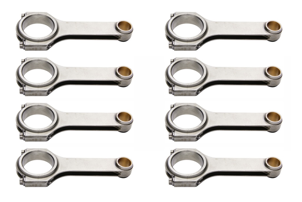 [EAGCRS65353D2000] Eagle - BBC 4340 Forged H-Beam Rods 6.535 w/ARP2000