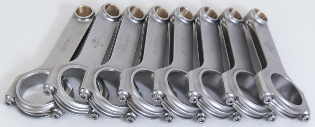 [EAGCRS67003D2000] Eagle - BBC 4340 Forged H-Beam Rods- 6.700in w/ARP 2000