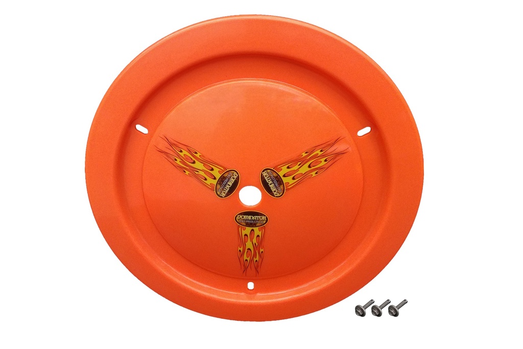 [DOM1012-B-FLO-OR] Dominator Race Products - Wheel Cover Bolt-On Fluo Orange