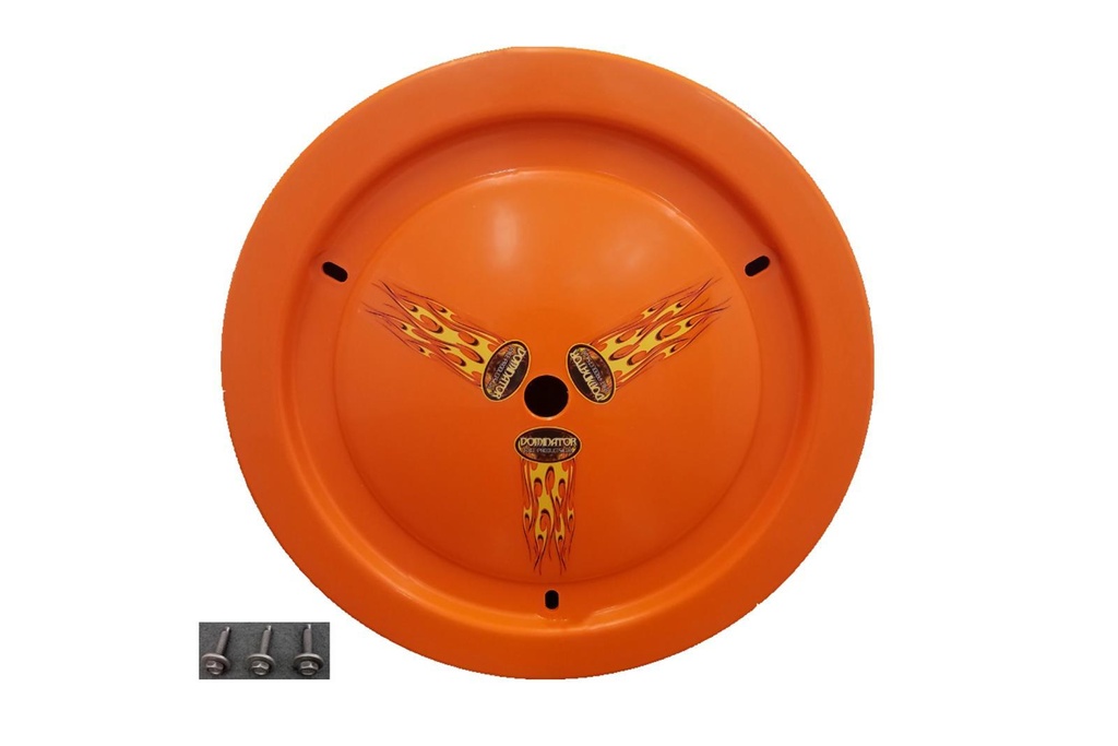 [DOM1012-B-OR] Dominator Race Products - Wheel Cover Bolt-On Orange