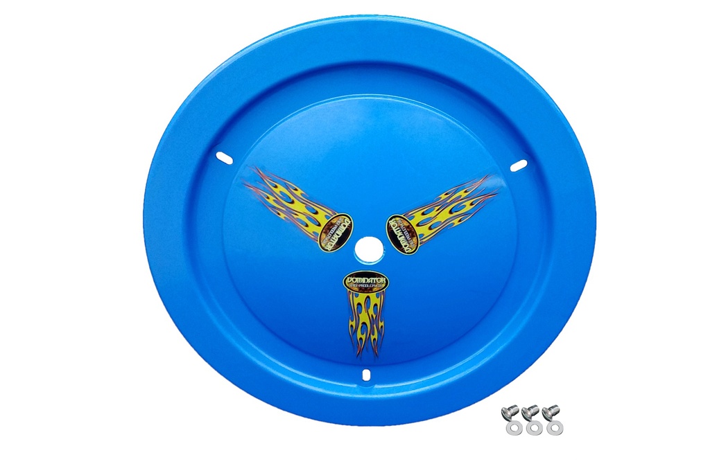 [DOM1012-D-BL] Dominator Race Products - Wheel Cover Dzus-On Blue
