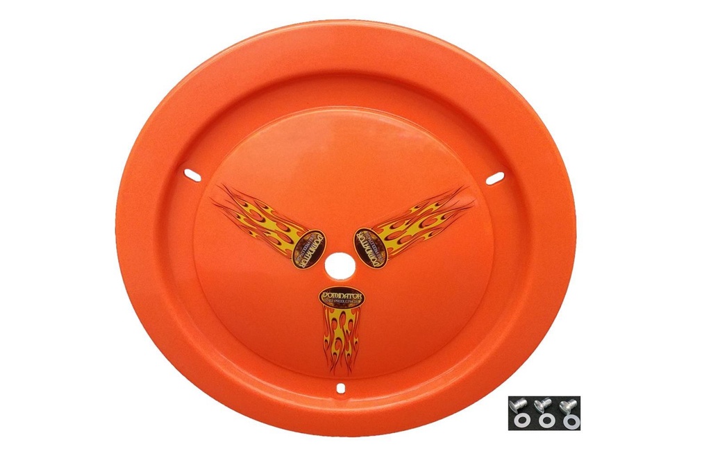 [DOM1012-D-OR] Dominator Race Products - Wheel Cover Dzus-On Orange