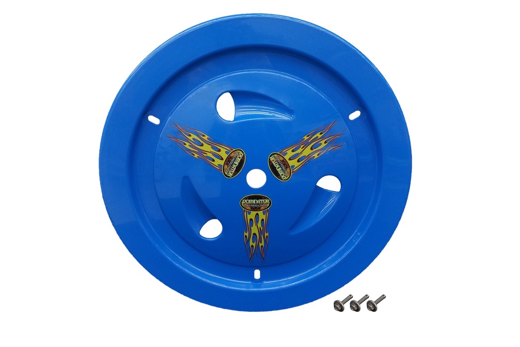 [DOM1013-B-BL] Dominator Race Products - Wheel Cover Bolt-On Blue