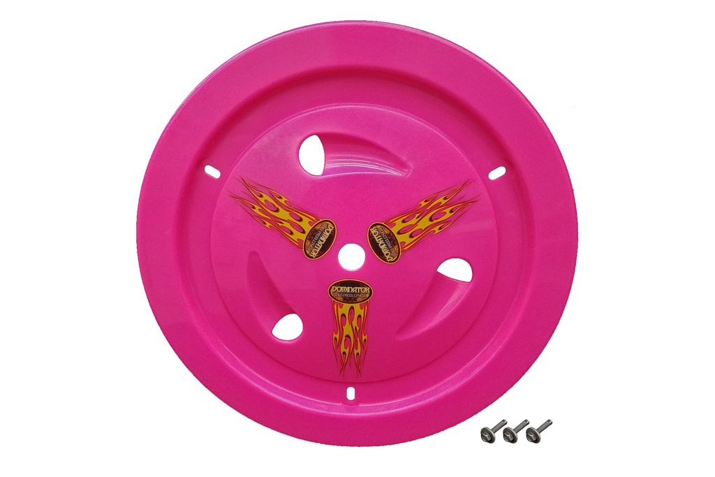 [DOM1013-B-PK] Dominator Race Products - Wheel Cover Bolt-On Pink
