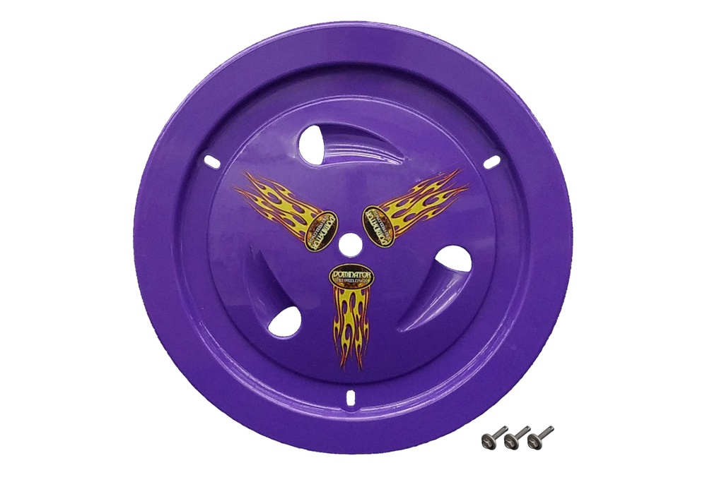 [DOM1013-B-PU] Dominator Race Products - Wheel Cover Bolt-On Purple