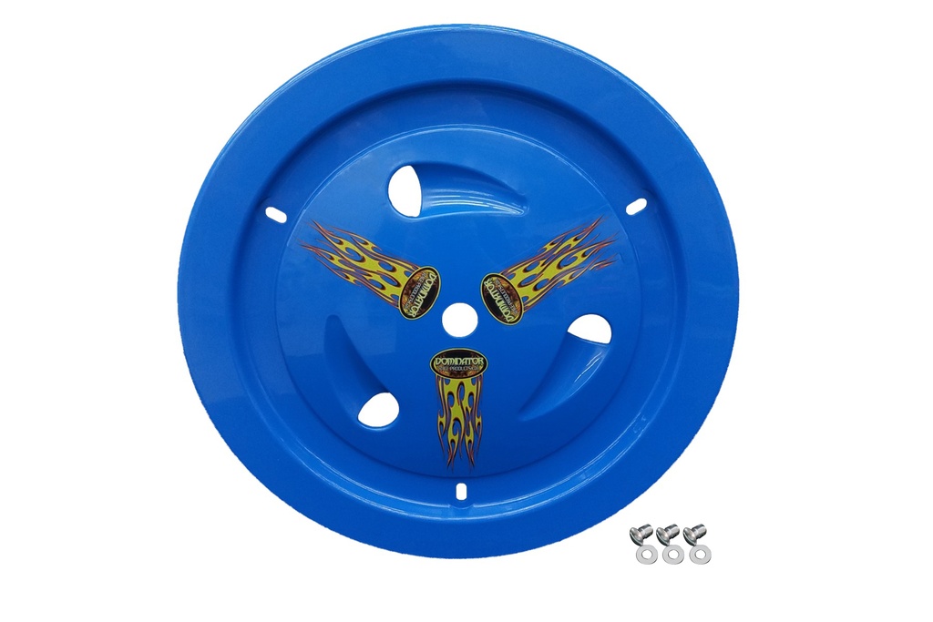 [DOM1013-D-BL] Dominator Race Products - Wheel Cover Dzus-On Blue